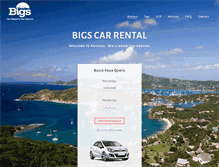 Tablet Screenshot of bigscarrental.com